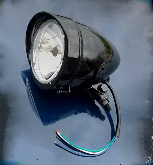 セール】【黒塗装】バイザースタイル・5.75インチヘッドライト・トリム