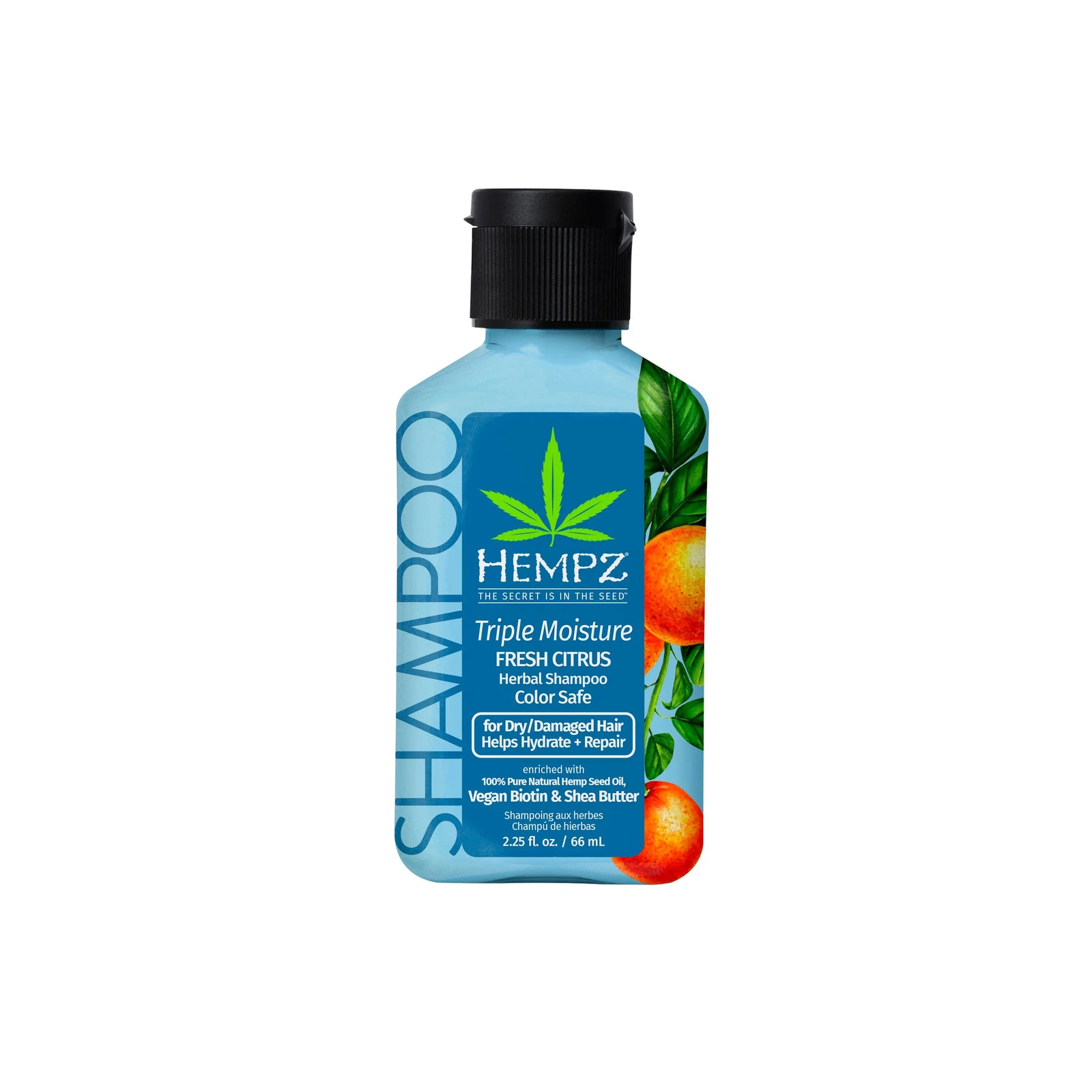 Hempz Triple Moisture Fresh Citrus Herbal Shampoo with Vegan