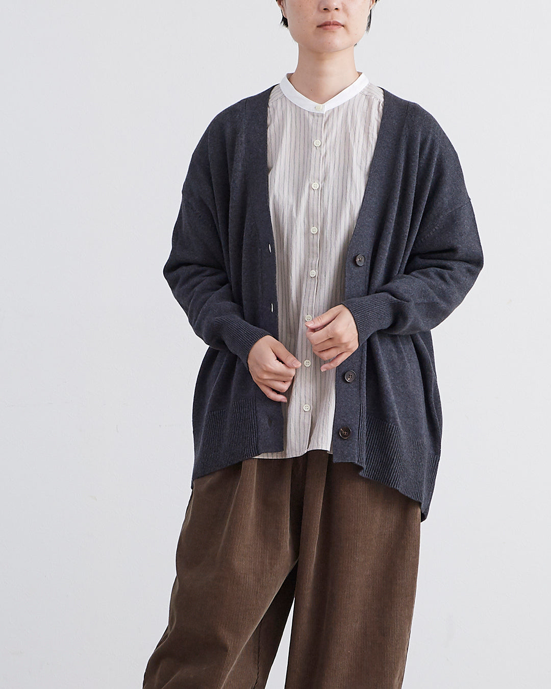 HEAVENLY ヘブンリー］ #015 Cotton Cashmere Vneck Cardigan