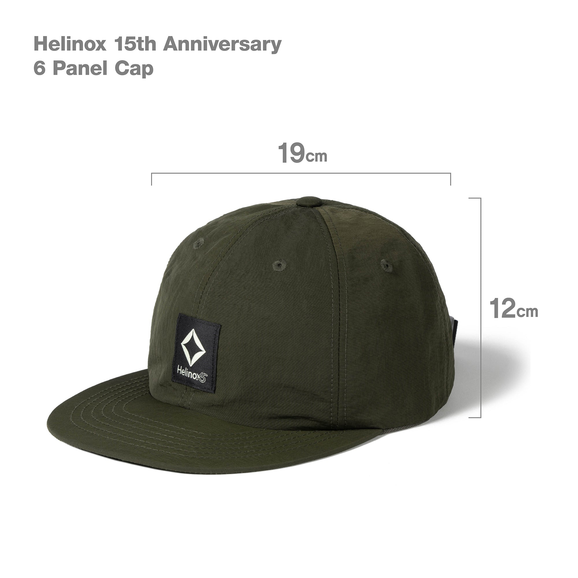 Helinox 15th Anniversary 6 Panel Cap - Olive – Helinox Japan