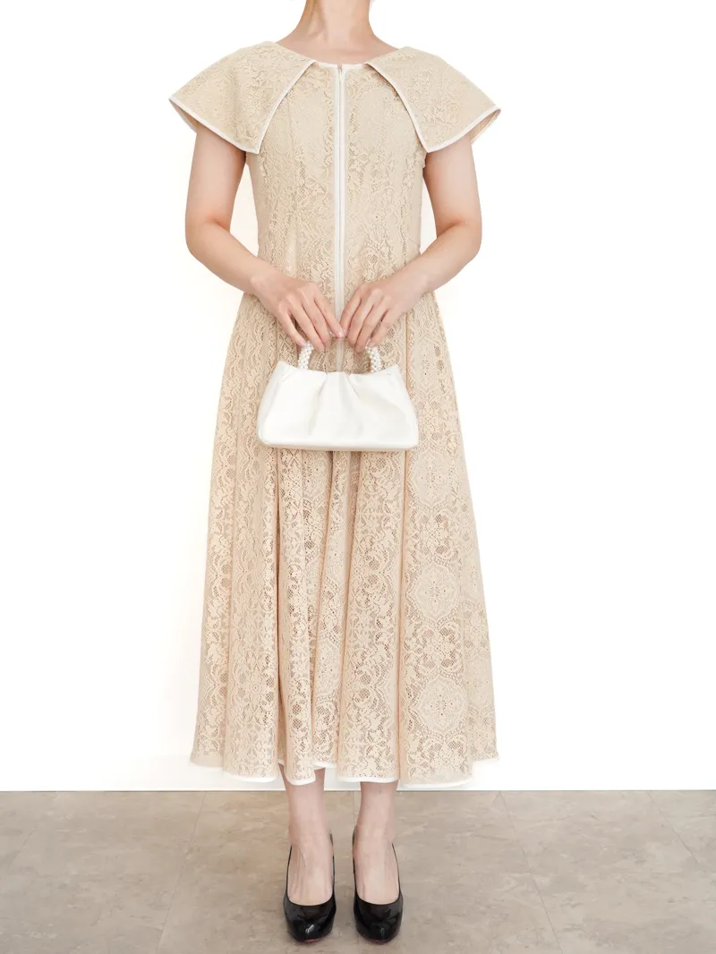 CELFORD（セルフォード） ミラーレースドレス（ベージュ/36