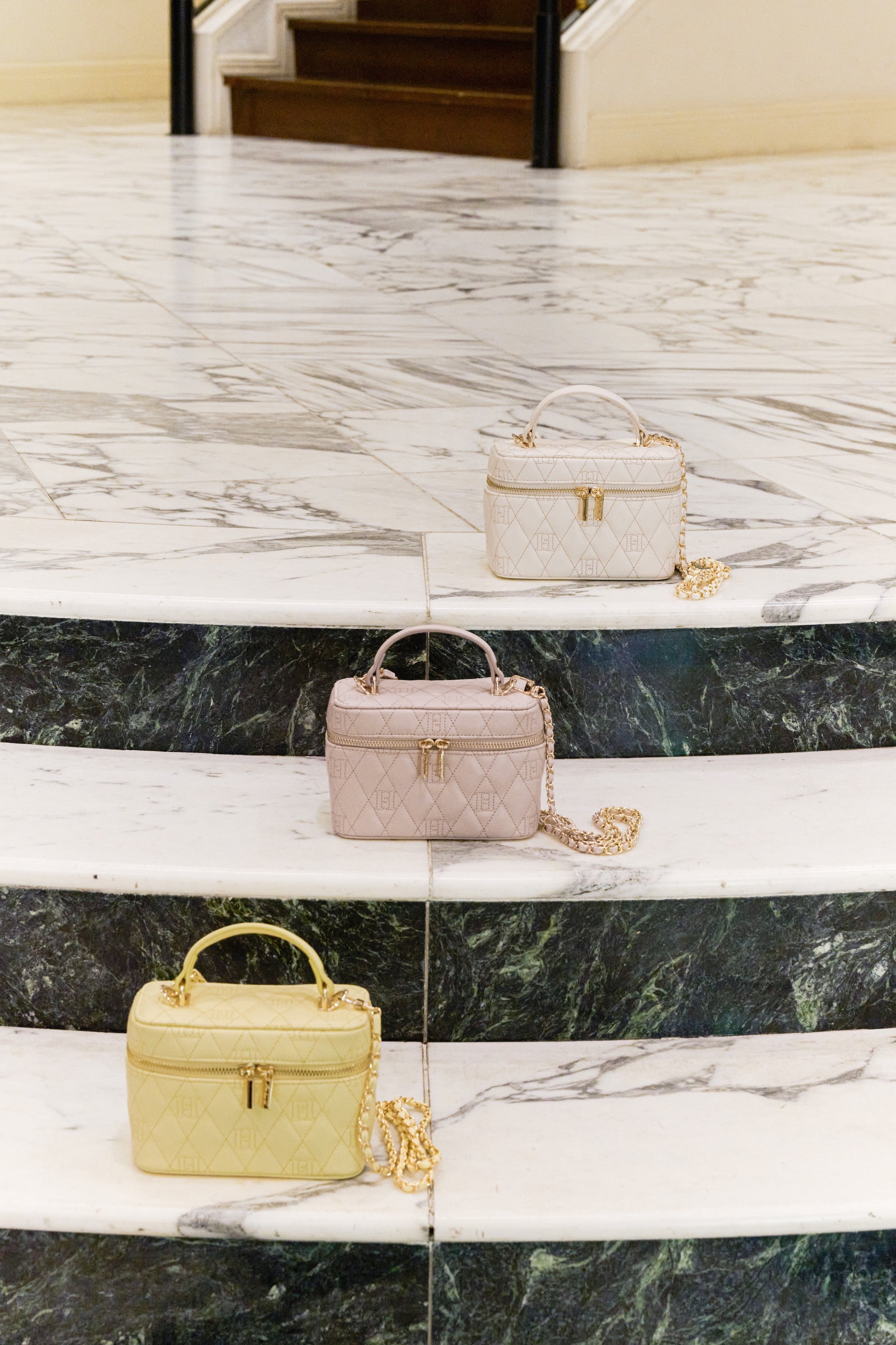 Monogram Quilted Vanity Bag