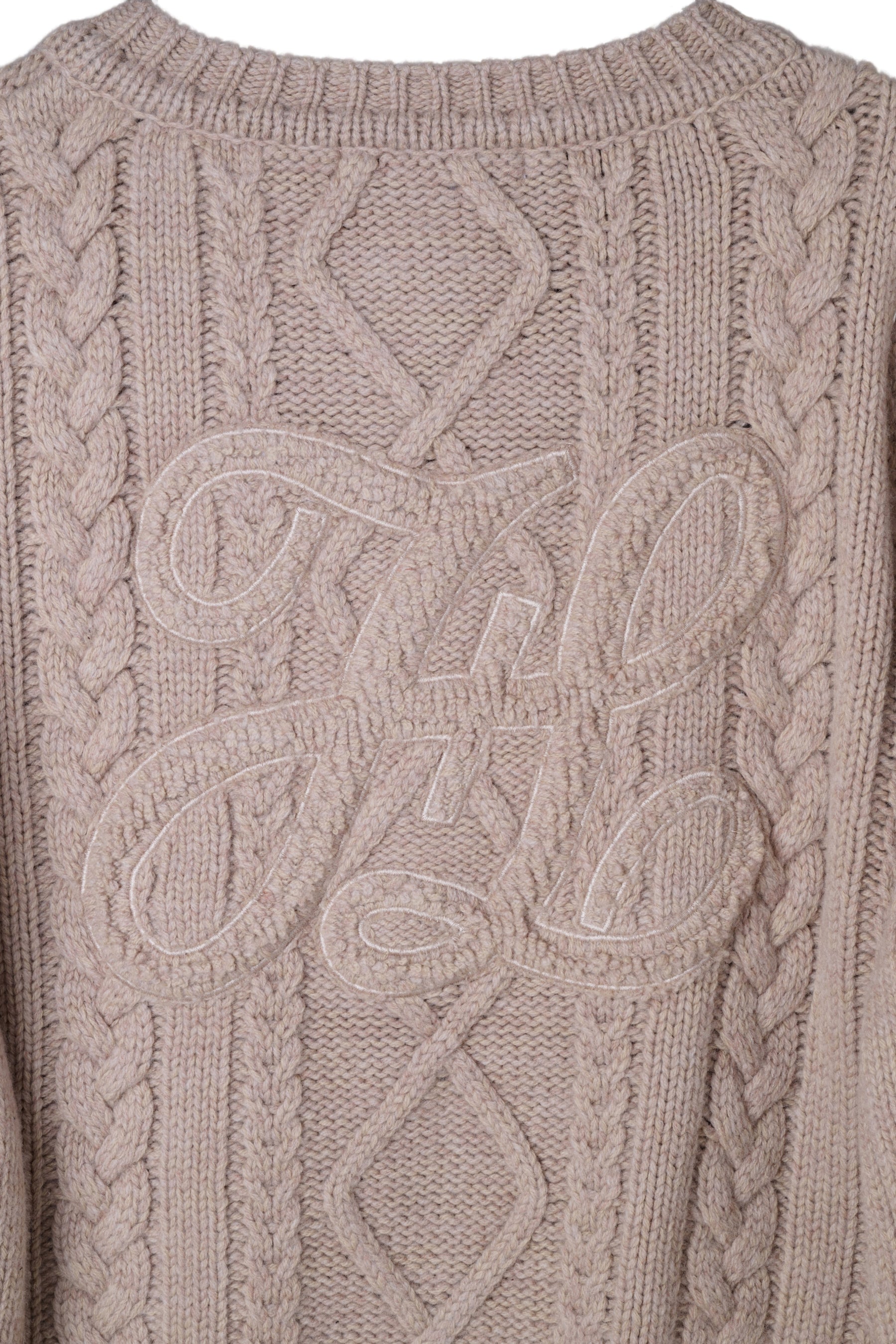 H Boa Cable Knit Cardigan