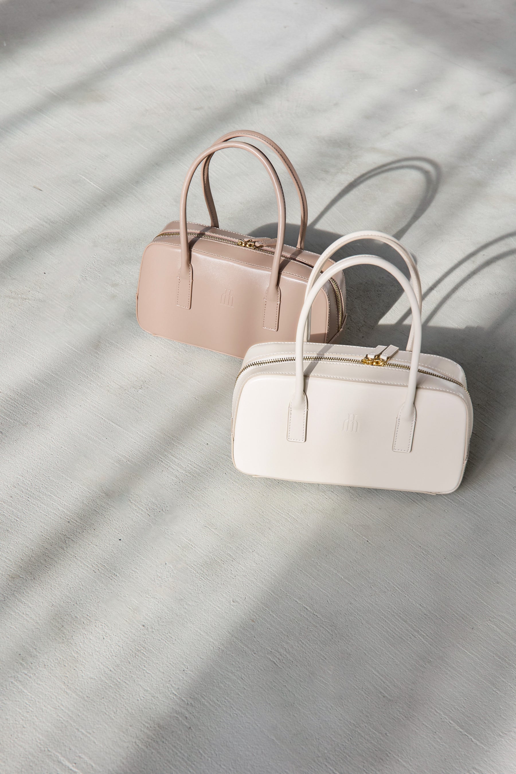 Trois Logo Mini Boston Bag