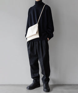 stein / シュタイン】EX FINE LAMBS LOOSE HIGH NECK KNIT LS - DARK