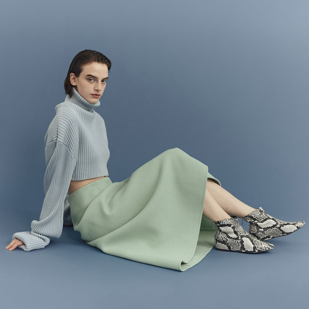 再値下げ】インヒールショートブーツ/554416