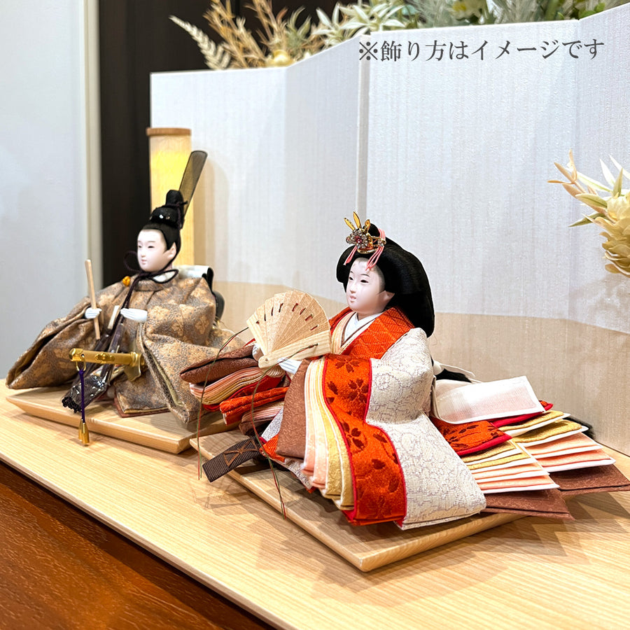 Flower Girl しの雛｜45cm｜手間のかかる｜「額縁仕立て」の仕上げ