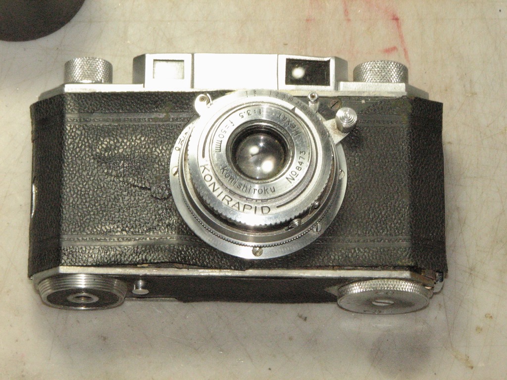 コニカ Ⅰ型(6656) Made in Occupied Japan | レトロカメラのスペース
