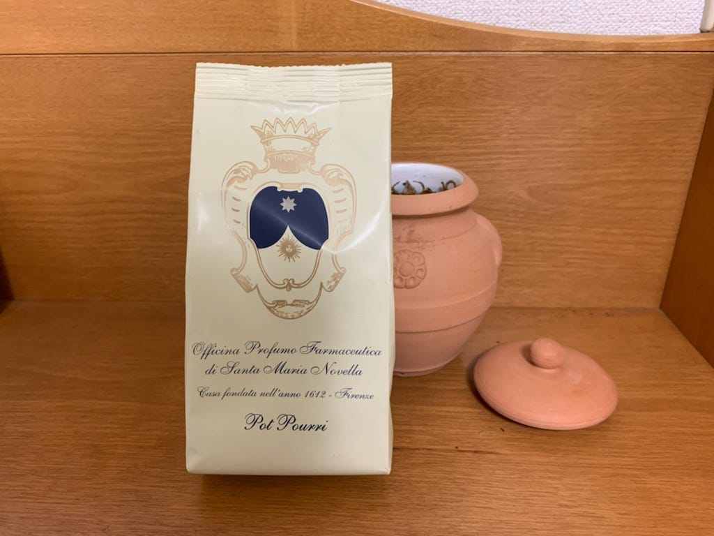 替えのきかない無二の香り。「サンタ・マリア・ノヴェッラ」のポプリ