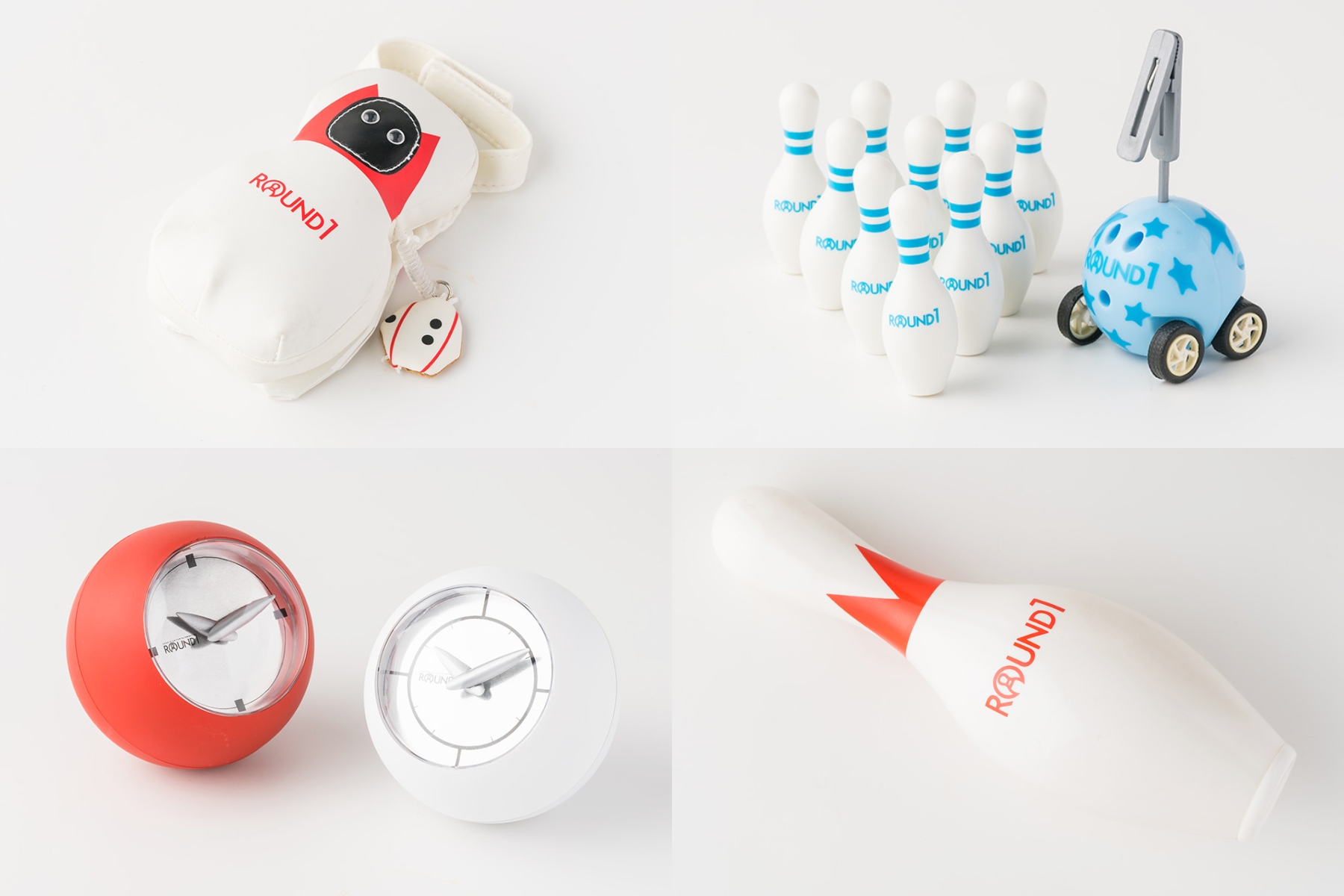 ラウンドワン】ボウリングの象徴「ピン・ボール」があらゆるノベルティ