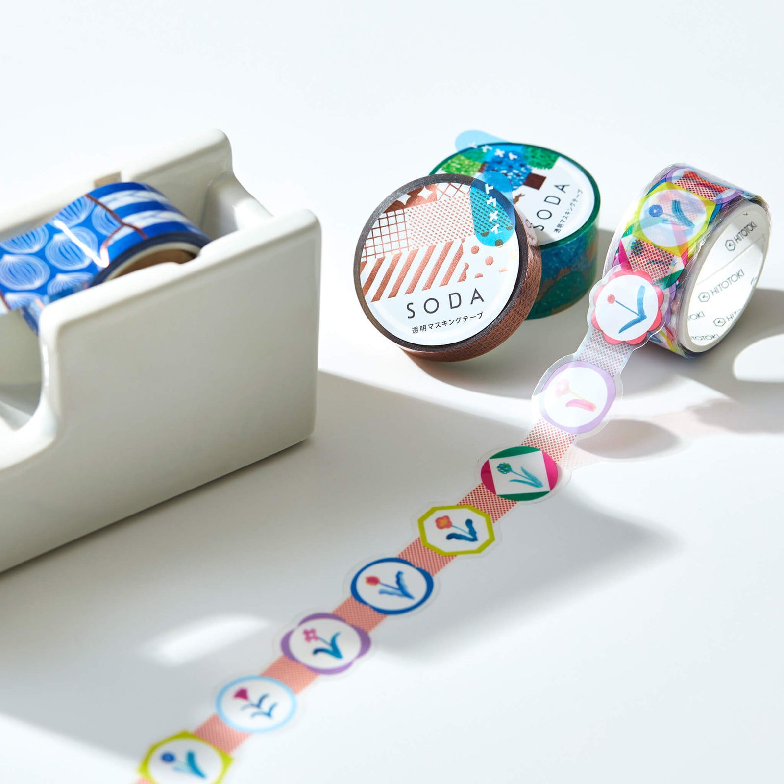 SODA キリエ (20mm) CMTD20-006 (型抜き) 透明 マスキングテープ