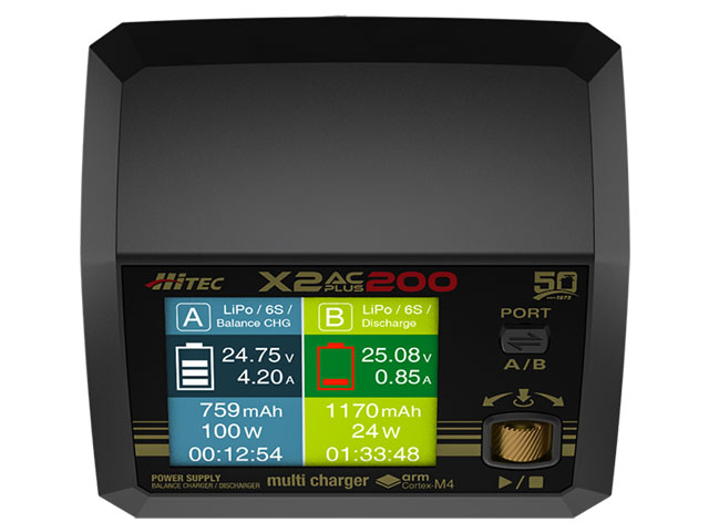 AC/DC 充・放電器 Multi Charger X2 AC PLUS 200 50th anniv.［ マルチ
