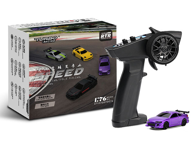 1/76 C72 Purple On-road Car［ 1/76スケール C72パープル オン