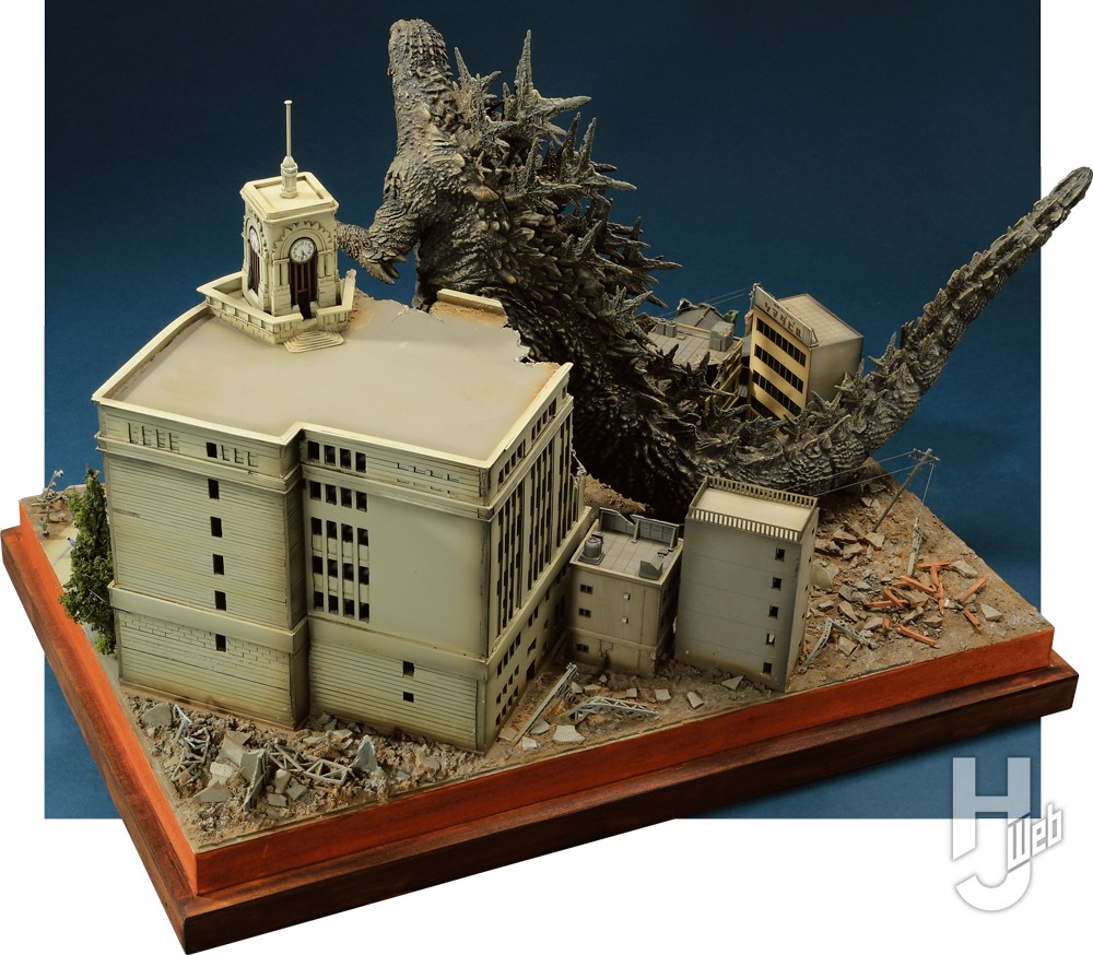 ゴジラ-1.0 ディオラマ】一番くじの「ゴジラ（2023）」で劇中のシーン