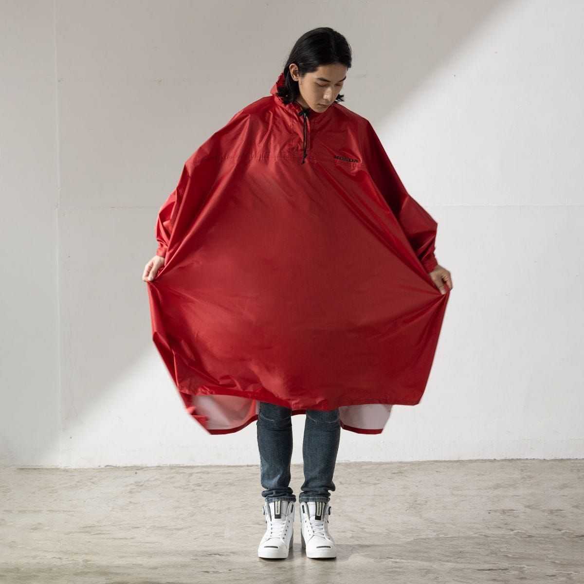 レインポンチョ(F レッド): ウェア・グッズ｜HondaGO BIKE GEAR