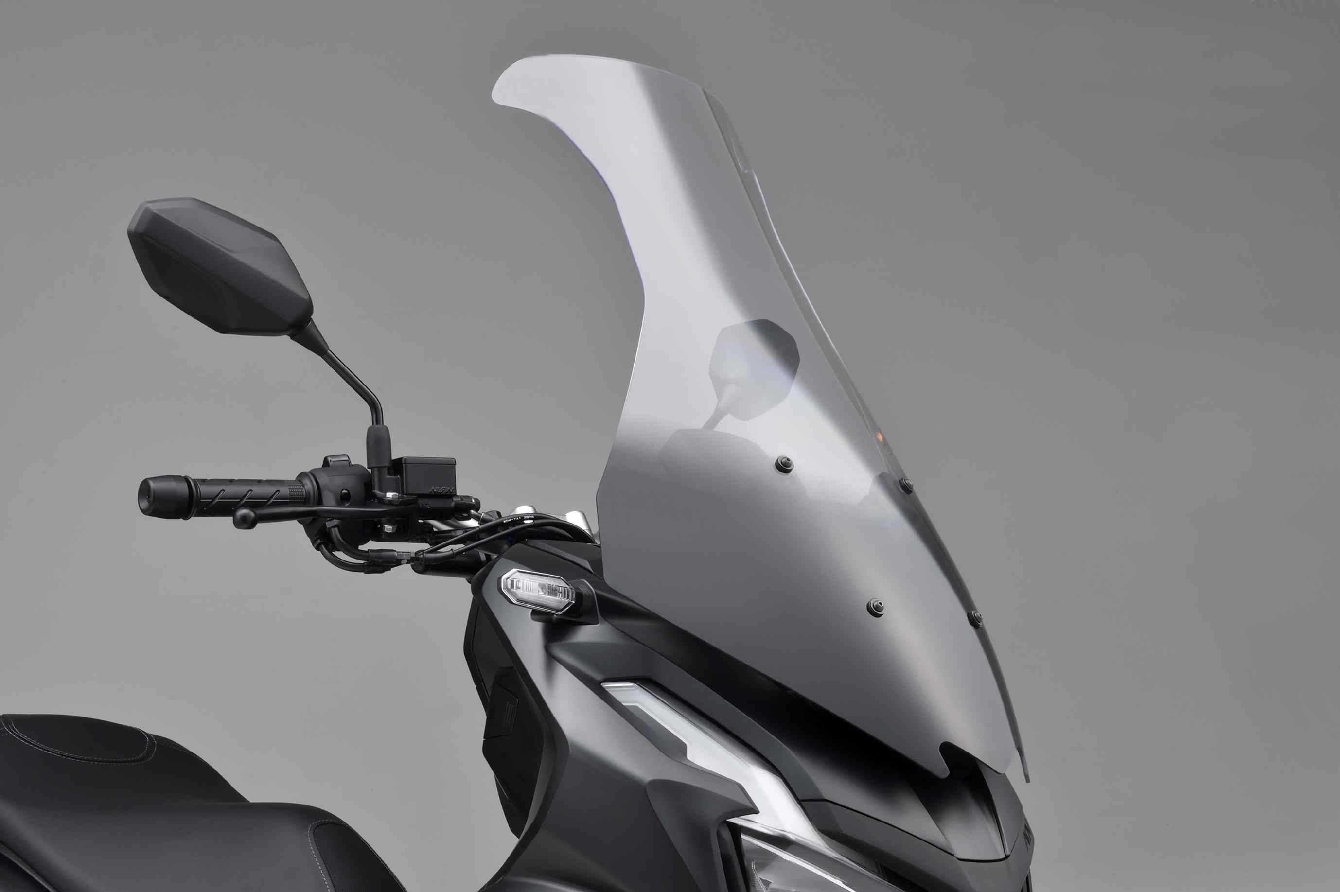 旭精器 ロングスクリーン (ADV160)(クリアー): 純正アクセサリー