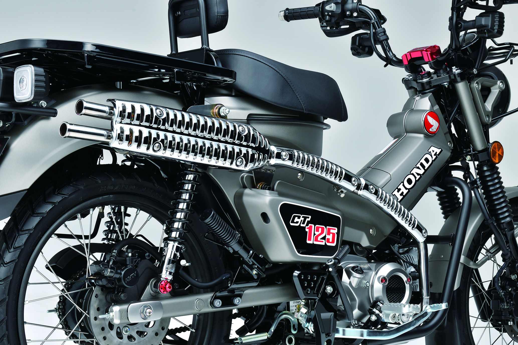 SP武川 スクランブラーマフラー (23ym CT125・ハンターカブ): 純正