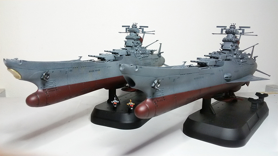 バンダイ：1/1000ヤマト級二番艦（1/1000宇宙戦艦ヤマト2199コスモ