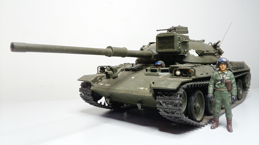 タミヤ：1/35MMシリーズNo.114「陸上自衛隊 74式戦車」