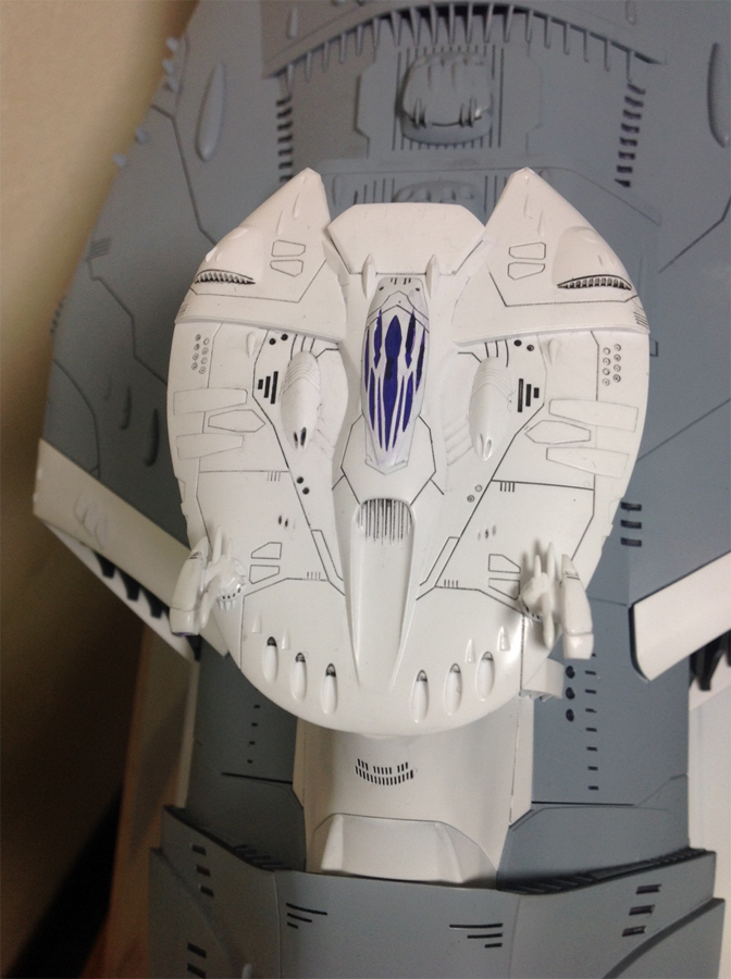 バンダイ：1/1000 大ガミラス帝国軍 ゼルグート級一等航宙戦闘艦