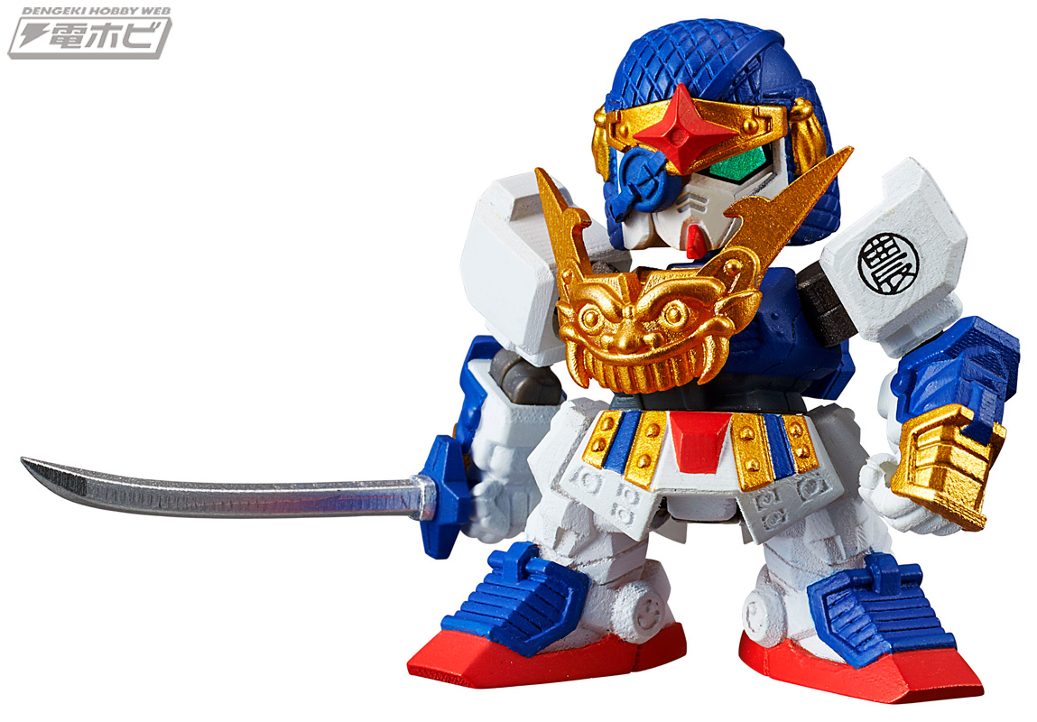 SD戦国伝・武者七人衆編を飾った名脇役たちが集結！ガシャポン戦士DASH