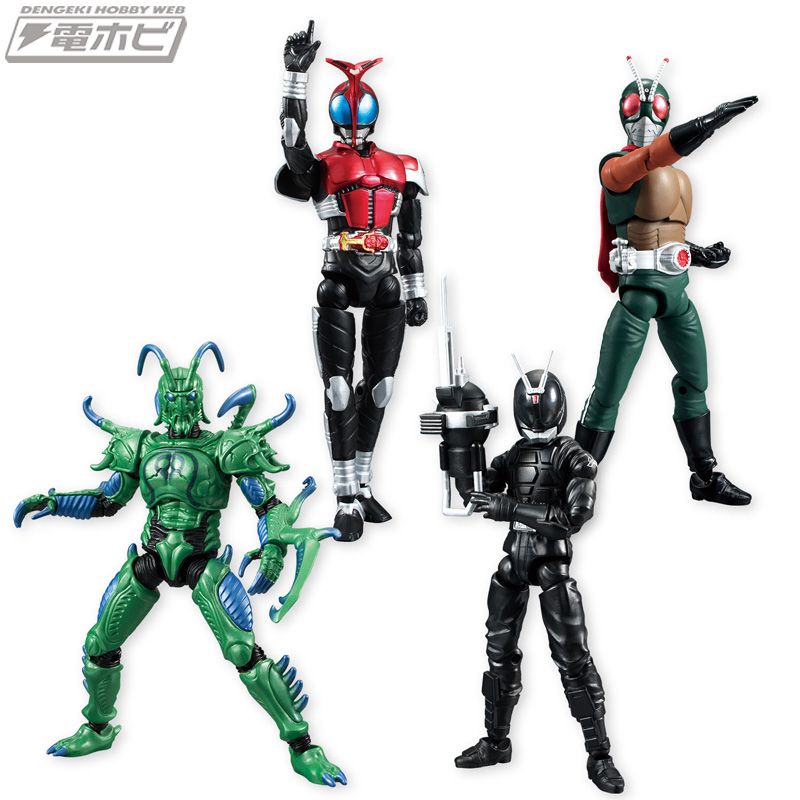 手のひらサイズで超絶可動！バンダイの食玩「SHODO仮面ライダーVS