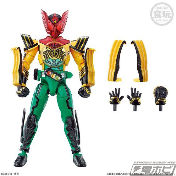 食玩「層動 仮面ライダーオーズ」にプレミアムバンダイ限定の豪華