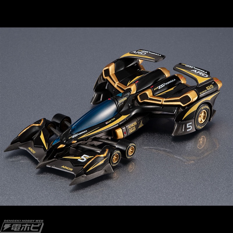 新世紀GPXサイバーフォーミュラ』凰呀AN-21が黒を基調とした高級感の