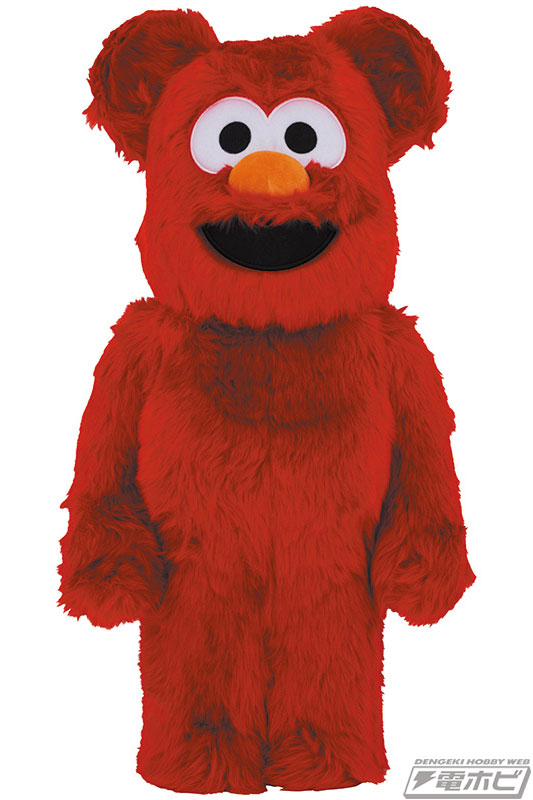 セサミストリート』の「エルモ」がコスチュームVer.2.0のBE@RBRICKに