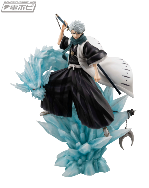 BLEACH』日番谷冬獅郎が「氷輪丸」を手に始解する姿でメガハウスの