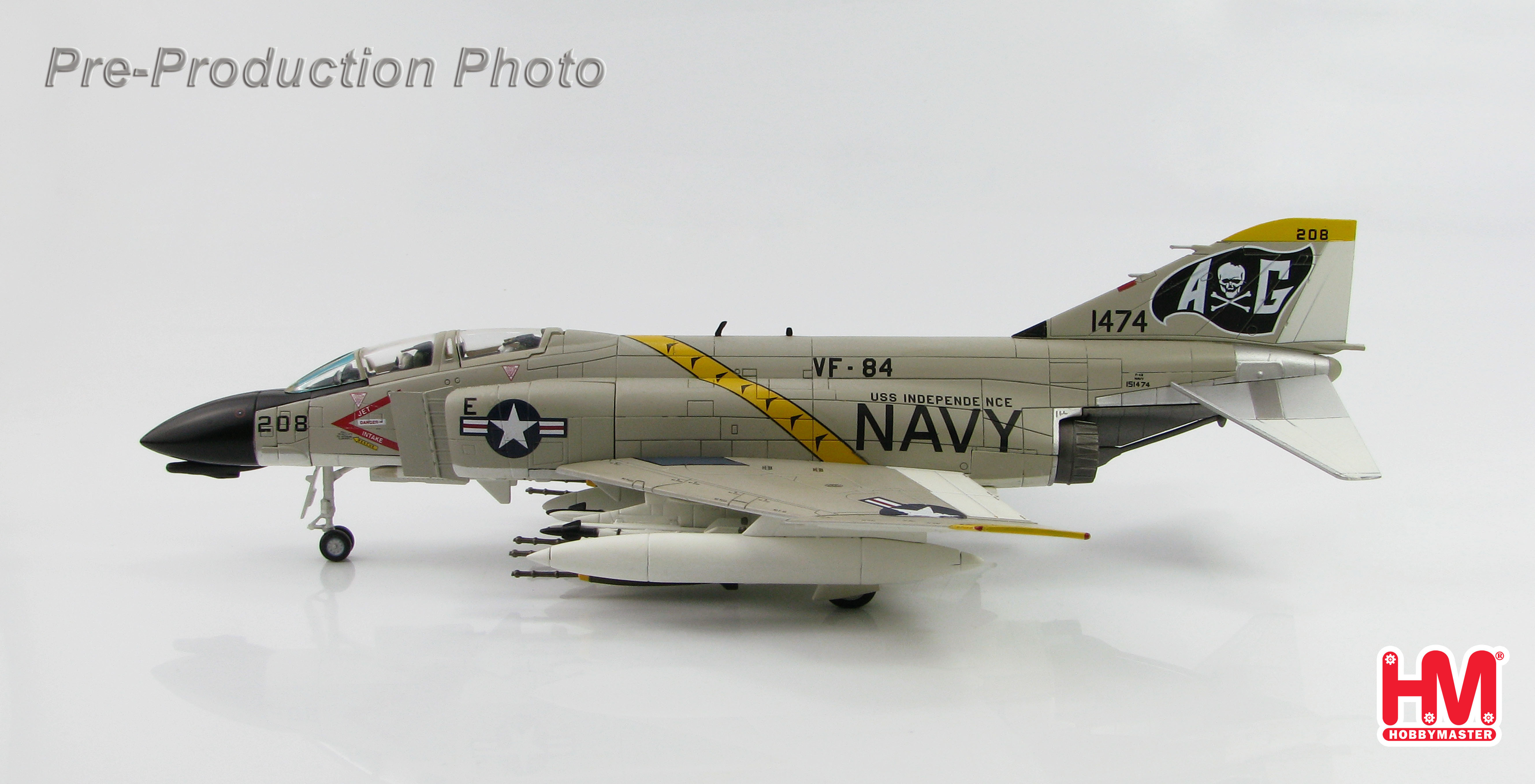 McDonnell Douglas F-4B Phantom II151474, VF-84 Jolly Rogers 1965