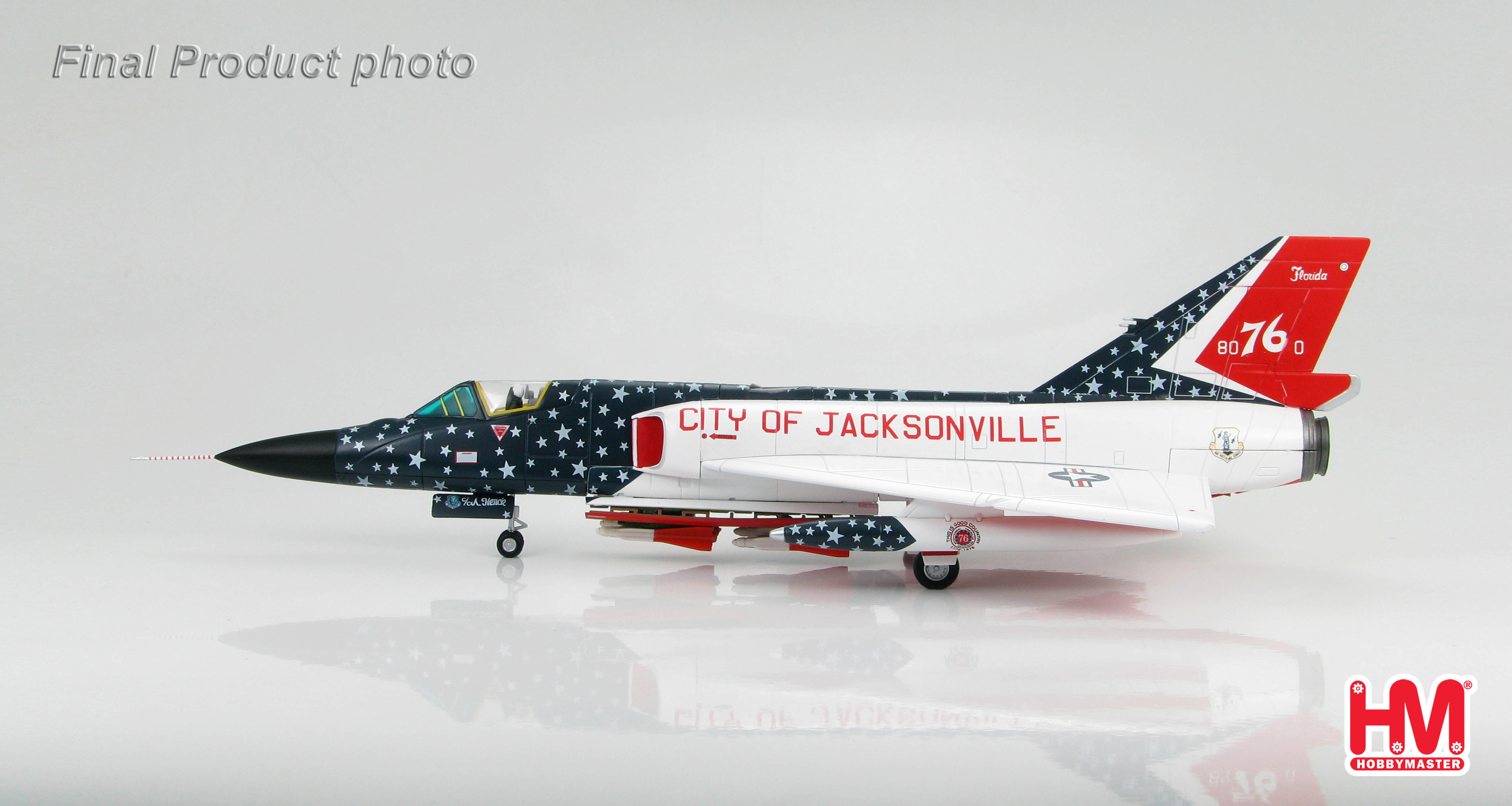 F-106A Delta Dart City of Jacksonville, 125th FG Florida ANG, 1976