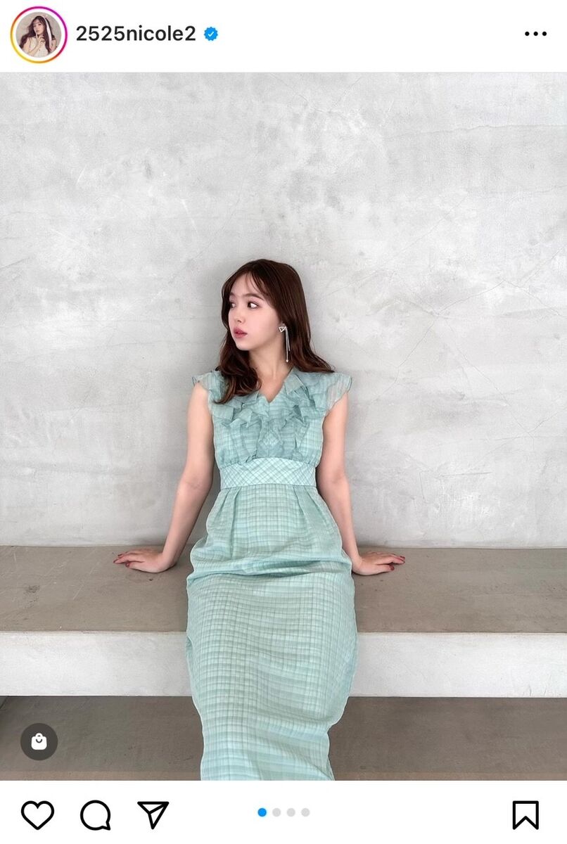 藤田ニコル、夏先取りのノースリーブのワンピ姿が話題「ほんとに