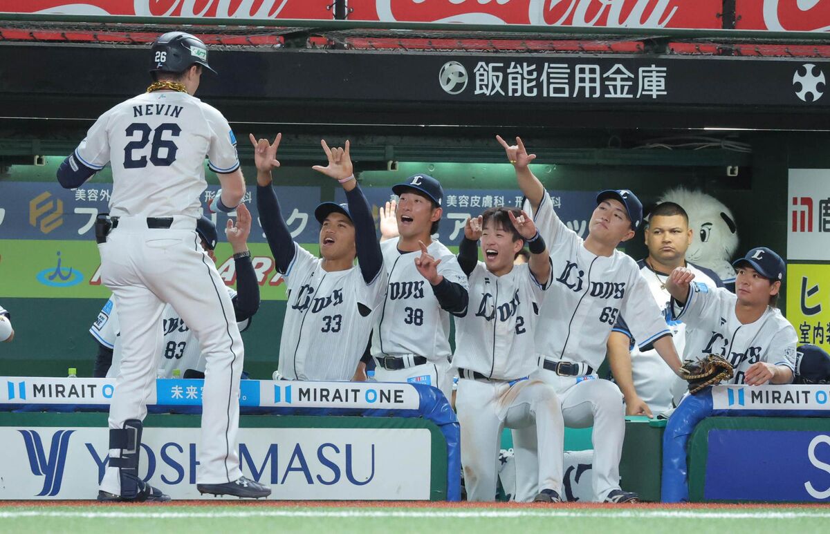 西武】本拠地最終戦を完封勝利締め！ ネビンの21号で先制＆渡辺勇