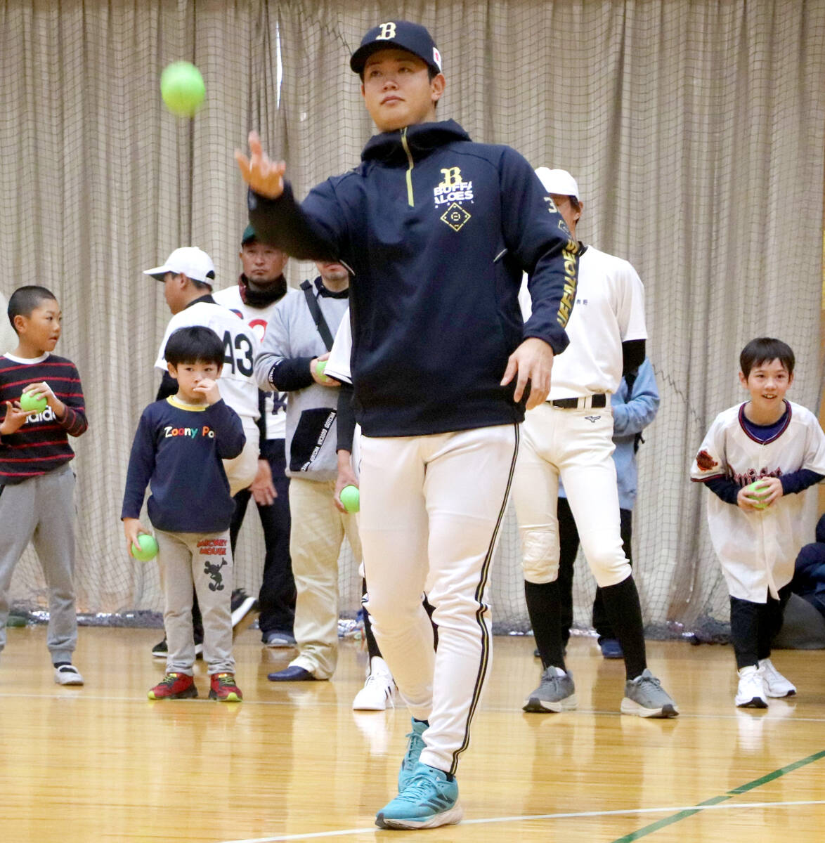 オリックス】太田椋が応援大使を務める地元の大阪・羽曳野市で野球