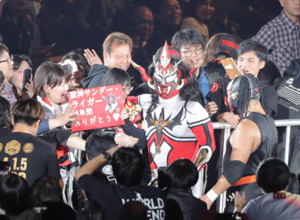 獣神サンダー・ライガー、引退試合で田口に敗れる…「もっとすげぇ試合