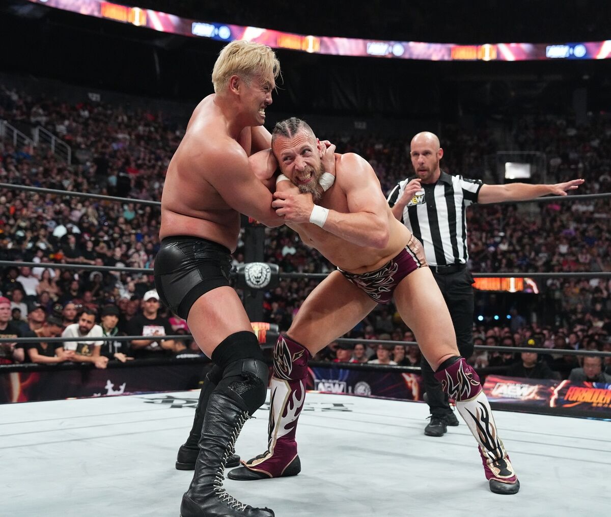 オカダ・カズチカ、ダニエルソンに無念のギブアップ負け…レイン