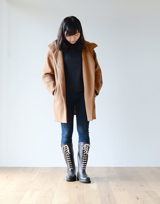 スタッフ着用レビュー】ILSE JACOBSEN ラバーブーツ（ロング）サイズ36