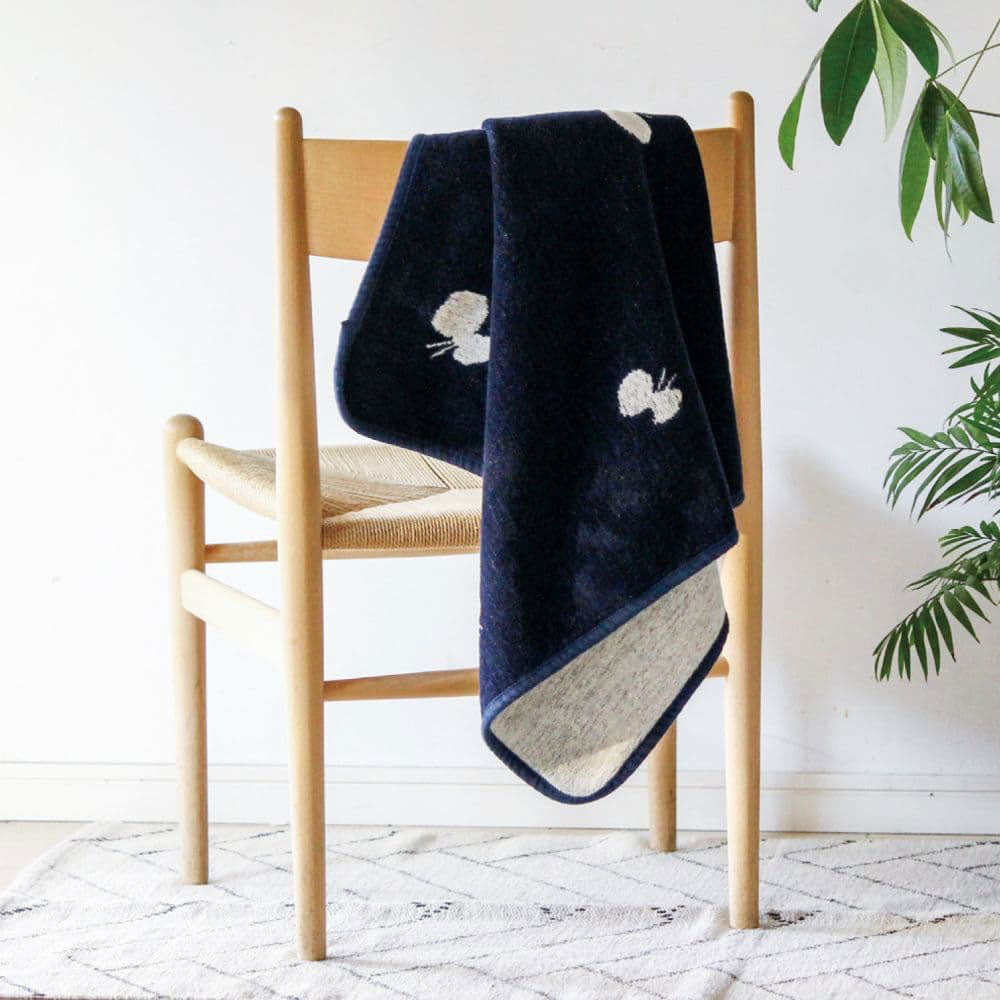 KLIPPAN クリッパン シュニールコットン ミニブランケット CHOUCHO