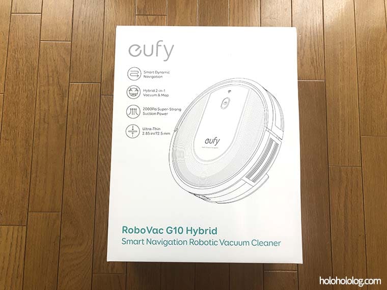 ロボット掃除機「Eufy RoboVac G10 Hybrid」を毎日使った感想｜Holoholo