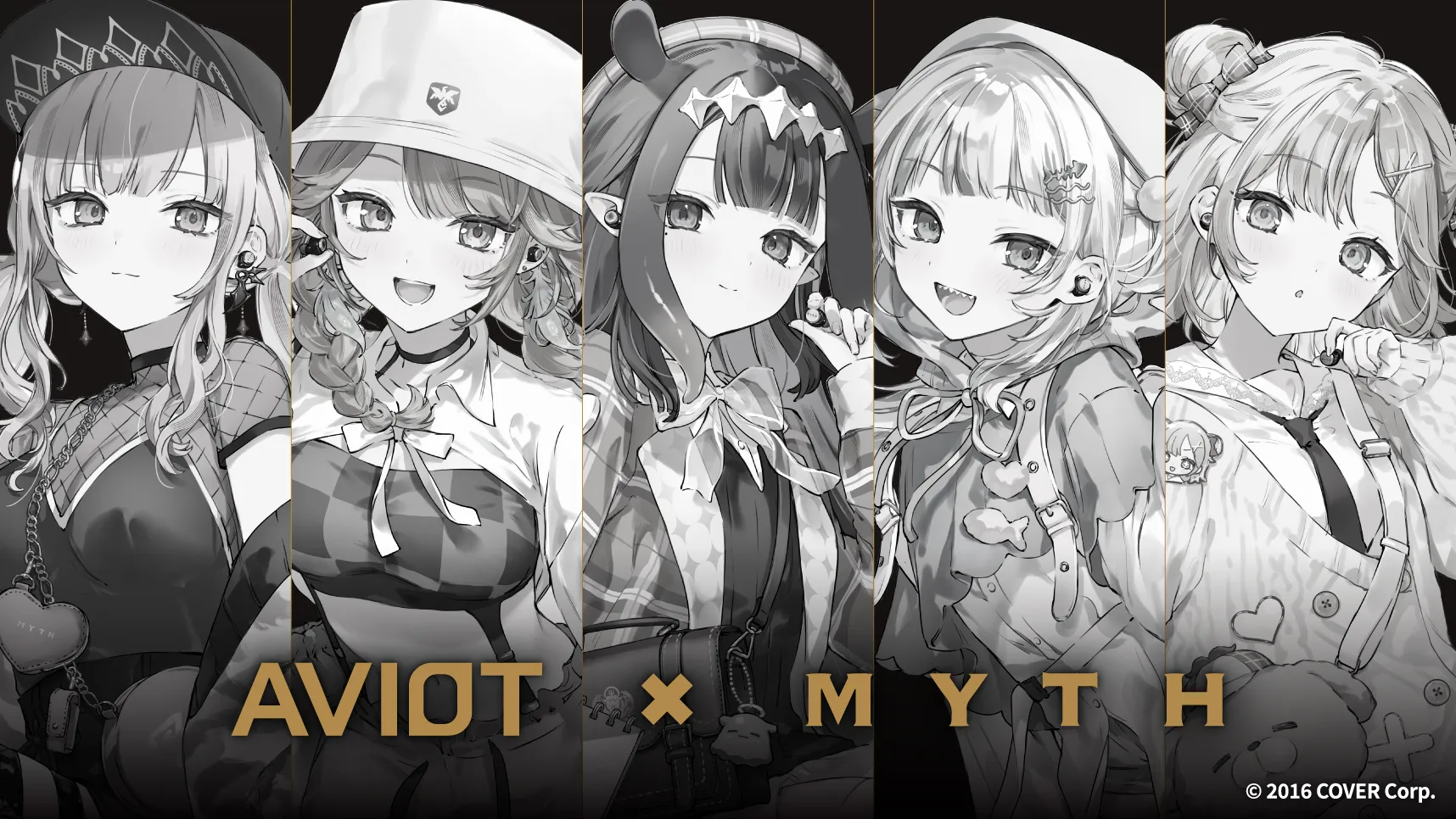 AVIOT x ホロライブEnglish -Myth- コラボイヤホンの予約販売が開始