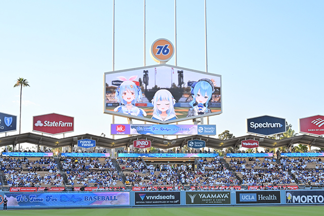 世界初！VTuberと「ロサンゼルス・ドジャース」とのコラボレーション