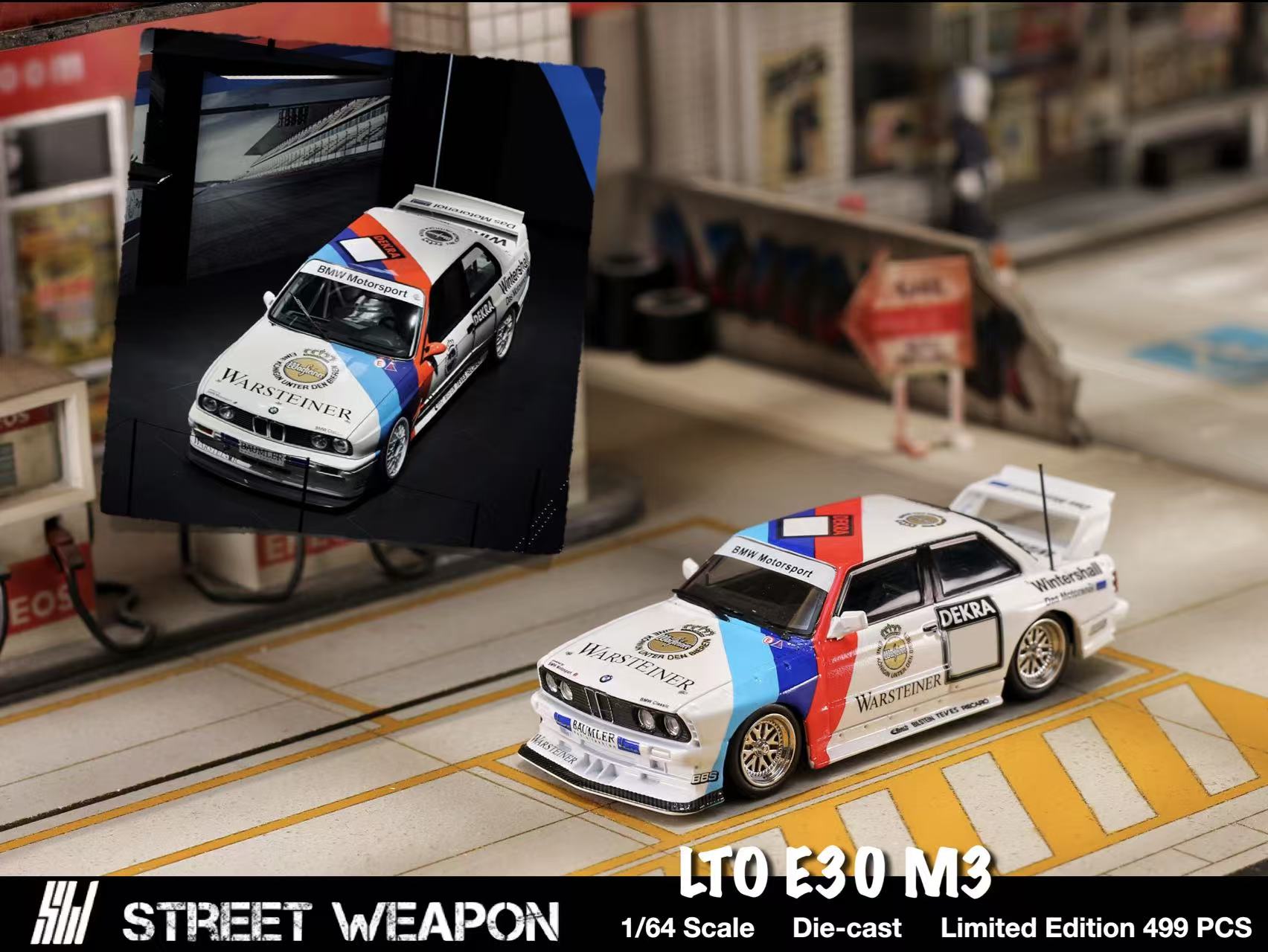 Preorder] Street Weapon 1:64 BMW E30 M3 LTO Modified (2 Versions
