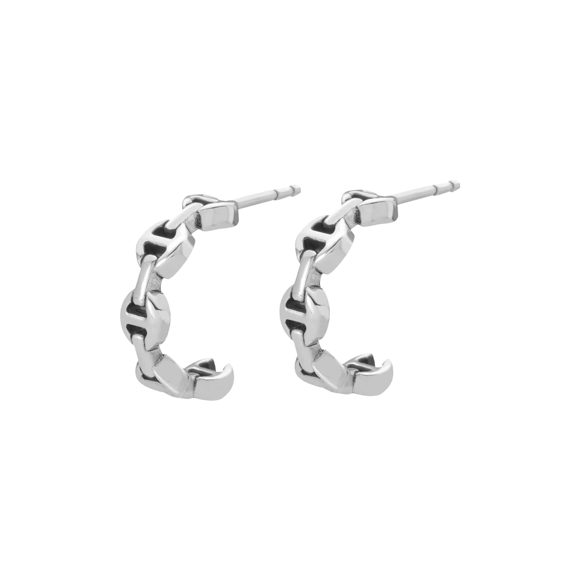 MICRO CRESCENT EARRINGS｜silver｜Pierced Earring｜HOORSENBUHS