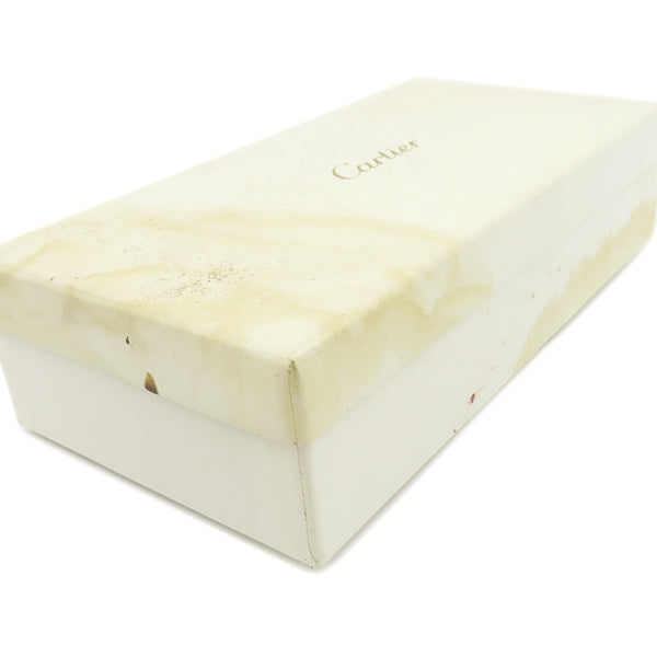 カルティエ Cartier 時計ケース ジュエリーケース ブラウン ウッド