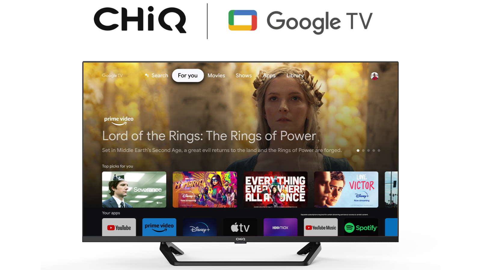 CHiQ 40-inch FHD LED Google TV | Harvey Norman