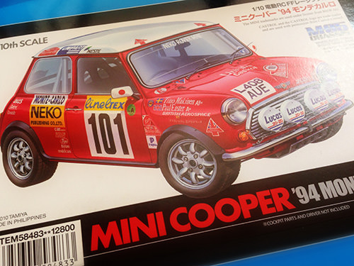 ラジコン制作：ミニクーパー '94 モンテカルロ(M-05シャーシ)を作り