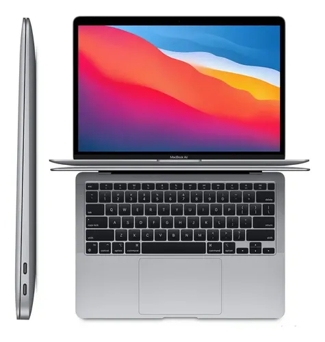 Macbook Air M1 256gb 8gb Ram 13.3 Cinza-espacial 2020 Novo Cinza