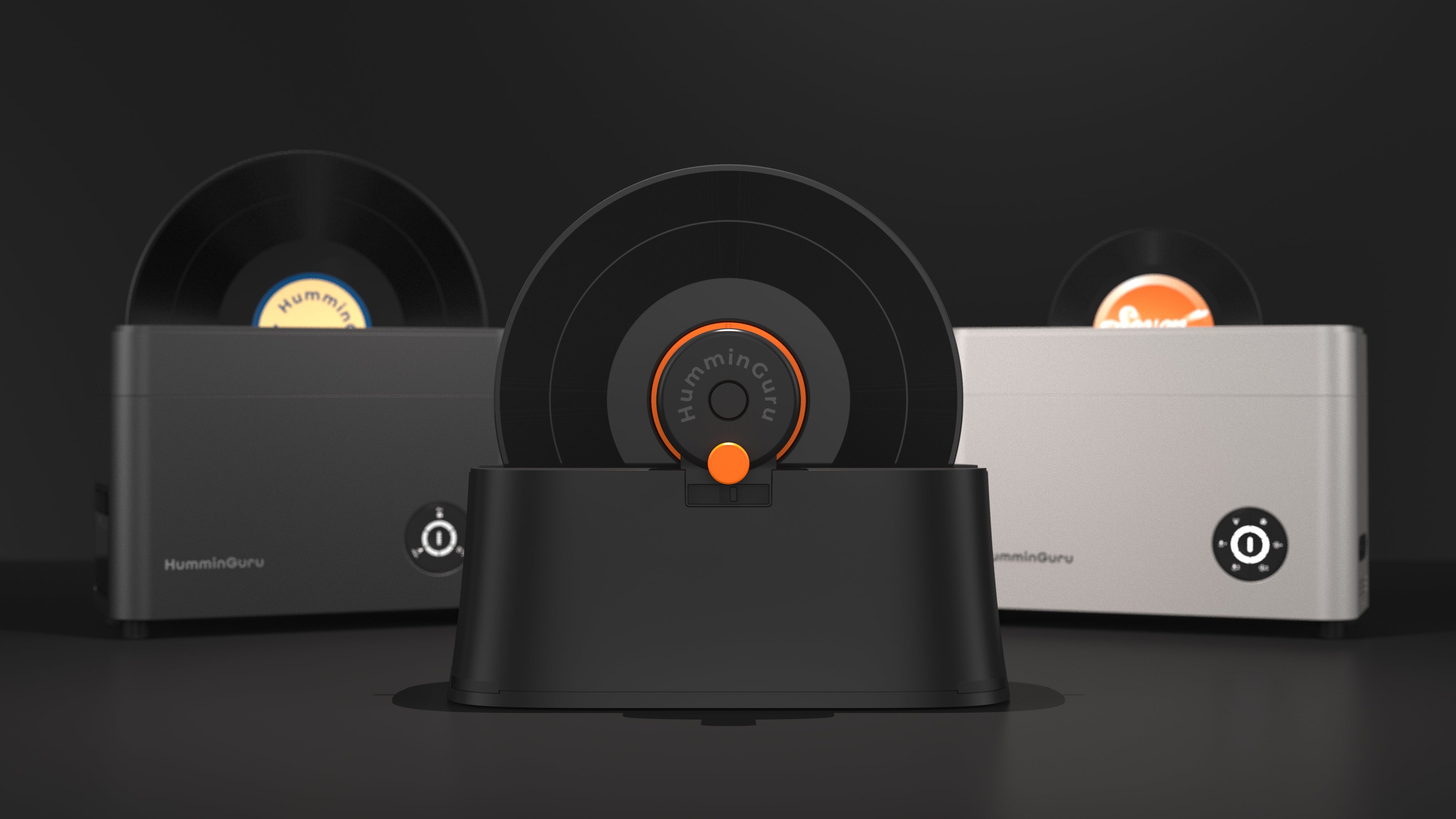 ハミングル製オール・イン・ワン超音波式レコードクリーナー 給水