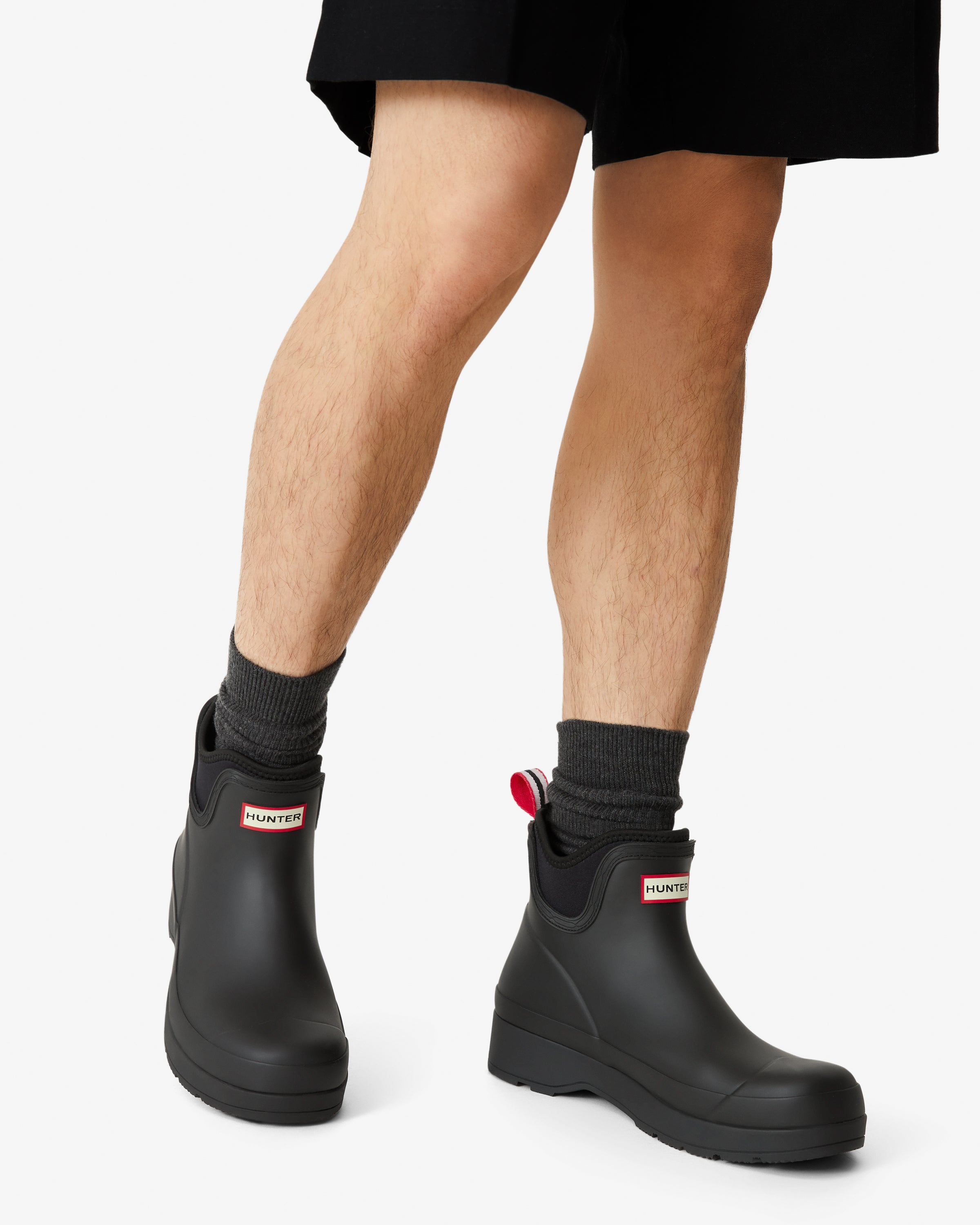 メンズ プレイ ネオプレン チェルシー ブーツ - ブラック